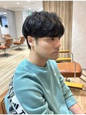 マッシュ/メンズカット/ショート/ナチュラル/癖毛/刈り上げ
