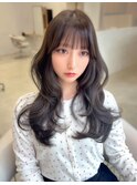 巻き髪/韓国/レイヤーカット/ダブルカラー/栄a86