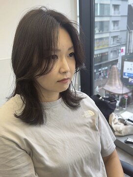 ゴウトゥデイシェアサロン 町田店(GO TODAY SHAiRE SALON) レイヤーカット×グレージュ