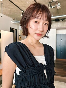 シンス 銀座(since) ショートボブ/丸みボブ/小顔ショート/顔周りカット/似合わせ
