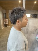 【メンズ】アップバングショート