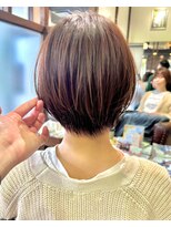 ハピネス クローバー 学園前店(Happiness CLOVER)&nbsp;ナチュラルショートショートボブ×髪質改善×白髪ぼかし4