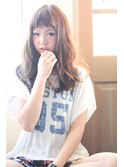 ショートバングセミロング