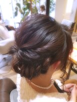 ヘアー ポッシュ(Hair POSH) ルーズ編み込みアップ