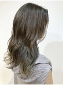 【GOOD DAY HAIR】《グレージュ×フリンジカラー》  下北沢