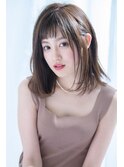【日吉 neoliveJuQ】耳掛けミディ グレージュ