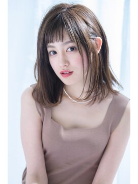 ネオリーブ ジューク 日吉店(Neolive JuQ) 【日吉 neoliveJuQ】耳掛けミディ グレージュ