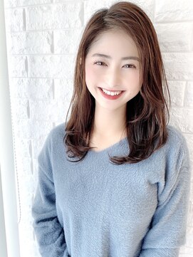 アール ヘアー デザイン(r hair design) 【r hair design】大人セミディ無造作カール