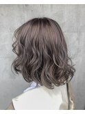 ダブルカラー×ハイトーングレージュ