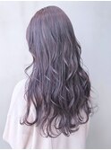 ラベンダーグレー_くびれヘアビタミンカラー_ba323392