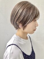 シュリット(schritt) 大人可愛い丸みショート◎柔らかアッシュベージュ◎(KENTO)