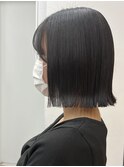 地毛風ストレートで作る外ハネボブ◎