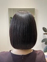 カットアンドリフレッシュ ラウム(cut&refresh Raum) この上ない縮毛矯正ワンレンボブ