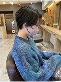 まろやかハンサムショート×グレージュ