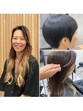 【栗原弓絵】お客様に合わせたカラーやカット、ナチュラルなスタイルが得意です！何でもご相談ください♪