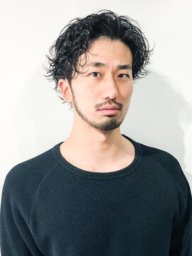 フジヤマバーバーショップ エビス(FUJIYAMA BARBER SHOP ebisu) メンズパーマツイスパ波巻きピンパーマツーブロック【ebisu】