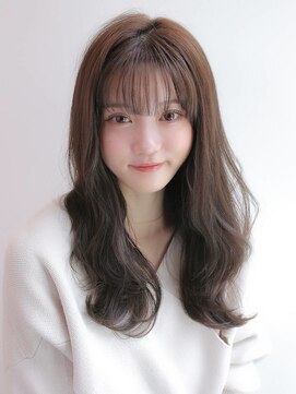 アグ ヘアー レシパ 星置店(Agu hair respa) 《Agu hair》グレージュカラー×ゆるウェーブ