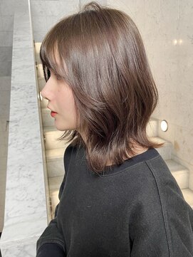 ヨー(Yoh-) 【外ハネボブ/中里千尋】顔周りカット/ナチュラルレイヤー