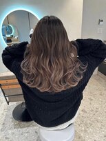 モアナ バイ ラナ 甚目寺店(MoanA BY LANA)&nbsp;デザインカラー/レイヤーカット/ウェットヘア/オリーブベージュ