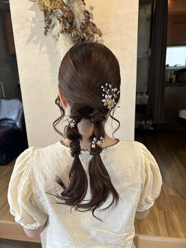 ベルバイヘアスイッチ(by hairswitch) お呼ばれアレンジ☆