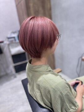 アヴァンス セブンパーク天美 松原店(AVANCE.) ショート×ハイトーンピンク