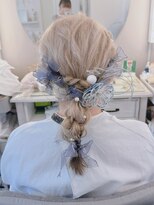 イノチカ(INOCHIKA) 編みおろしヘアアレンジ