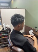 刈り上げスパイキーショート