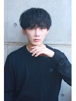 リノ 吉祥寺(Lino kichijoji) 黒髪マッシュツイストスパイラルブルーブラック吉祥寺