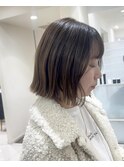 酸性縮毛矯正ボブ