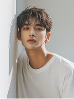 フレイムス 高崎(Frames)&nbsp;韓国風センターパート束感モテシークレットパーマ