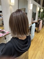 ボスコレクション(BOSS COLLECTION)&nbsp;ハイライトグレージュ×ボブ