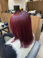 バトン(baton)&nbsp;ワインレッド＋外ハネボブ