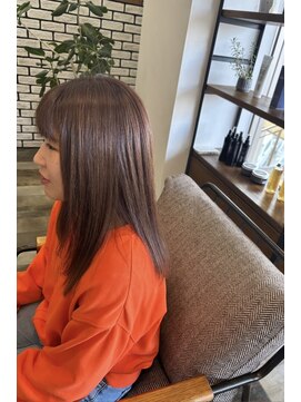 ノート ヘアーサロン(NOTE HAIR SALON) うる艶大人ベージュハイライト