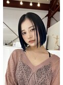 ぱっつんボブ