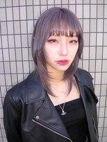 アルレン(Allen)&nbsp;ラベンダーグレー/顔周りレイヤー/宇都宮