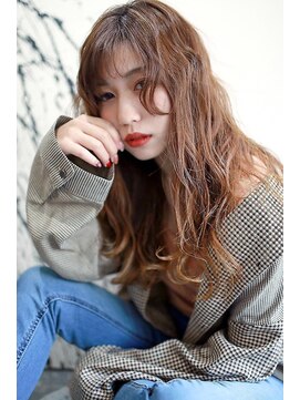 オーバーヘアー 大久保店(over hair) 【over hair】ナチュラルピンクベージュ