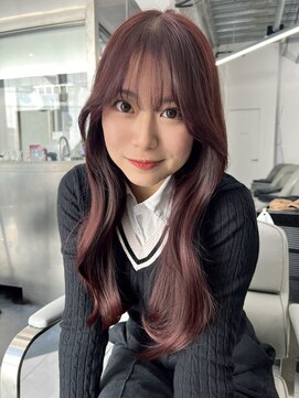 ミニョン(mignon) 韓国/ダブルカラー/ブリーチ/ピンク/学割U24/新越谷/南越谷/草加