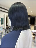 __ネイビーブルー__ブリーチカラー__ブルーブラック__