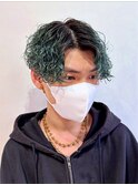 横浜メンズパーマスパイラルパーマ常田大希ブリーチパーマヘア