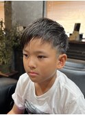 キッズ2ブロックアシメショート