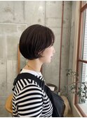 丸みショート/ショートボブ/前上がりボブ