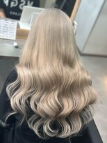 ラピス 福岡天神店(Lapis)&nbsp;やまでぃーハイトーンブリーチ&ダブルカラーエクステ髪質改善