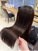 縮毛矯正癖のない髪へ
