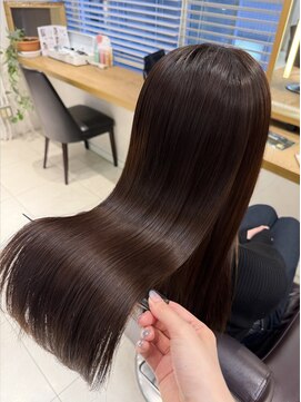 縮毛矯正癖のない髪へ