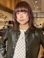 ドロップ(drop)&nbsp;ミディアム姫カット　オレンジブラウン　カッパーブラウン