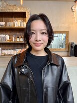 ステップボーンカットオオサカ(STEP BONE CUT OSAKA Via TICK-TOCK)&nbsp;【ステップボーンカット】アンニュイパーマボブ