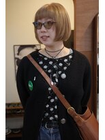 チャプター 問屋町(chapter)&nbsp;パツっとボブケアブリーチダブルカラーブロンドベージュ韓国ヘア