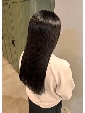 ヘアサロン ナノ(hair salon nano) ロングヘア/イルミナカラー/新色/ネモフィラ/ブルーカラー/艶髪