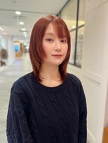 ビーハイブアヴェダ PARCO2店(BEHIVE AVEDA) 縮毛矯正+ブリーチなしダブルカラー【三橋由奈】