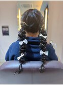 編みおろしアレンジ